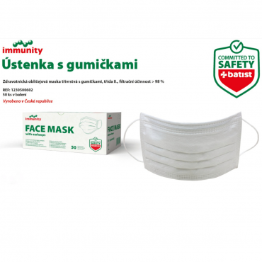 ÚSTENKY S GUMIČKAMI VYROBENY V ČR 50ks