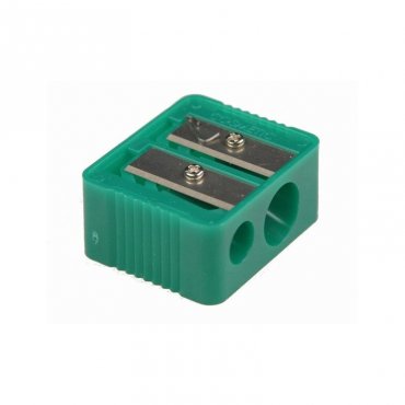 ČTYŘHRANNÉ OŘEZÁVÁTKO NA KOSMETICKÉ TUŽKY ZELENÉ