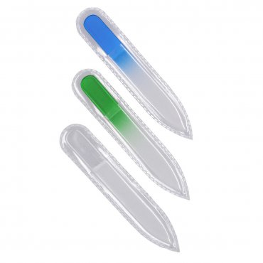 SKLENĚNÝ PILNÍK NA NEHTY 9cm