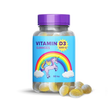 VITAMÍN D3 GUMMIES - 60 ks - šarže 5/2026