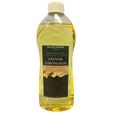 MASÁŽNÍ OLEJ ZÁZVOR LEMONGRASS 500 ml