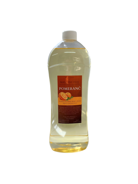 MASÁŽNÍ OLEJ POMERANČ 1000ml