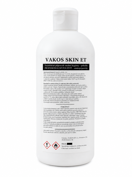 VAKOS SKIN ET - DEZINFEKČNÍ ROZTOK 500 ml