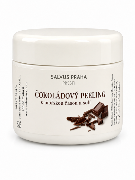 ČOKOLÁDOVÝ PEELING S MOŘSKOU ŘASOU A SOLÍ 100g - š.12/2026