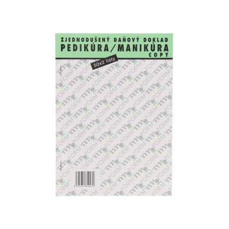 SAMOPROPISOVACÍ ÚČTENKY PRO MANIKÉRKY A PEDIKÉRKY