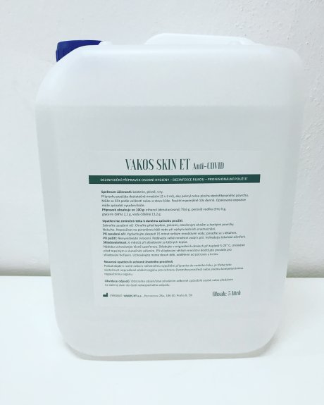 VAKOS SKIN ET - DEZINFEKČNÍ ROZTOK 5l