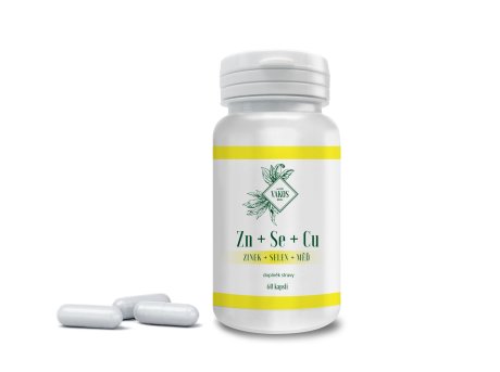 ZINEK + SELEN + MĚĎ - 60 kapslí - 4/2026