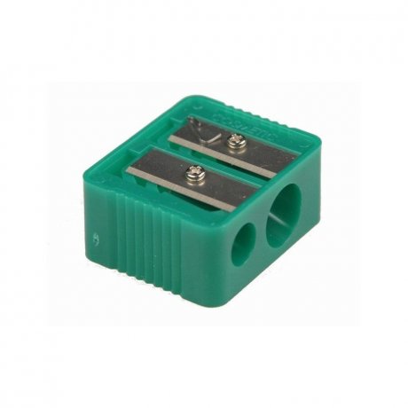 ČTYŘHRANNÉ OŘEZÁVÁTKO NA KOSMETICKÉ TUŽKY ZELENÉ