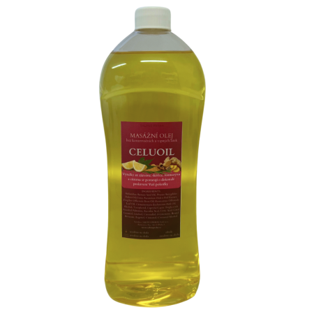 MASÁŽNÍ OLEJ CELUOIL 1000ml