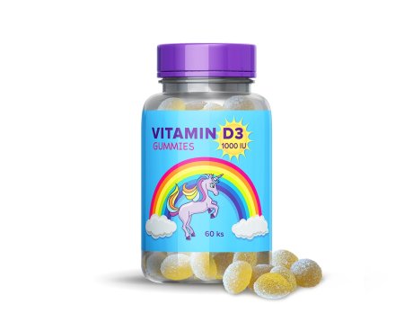 VITAMÍN D3 GUMMIES - 60 ks - šarže 5/2026